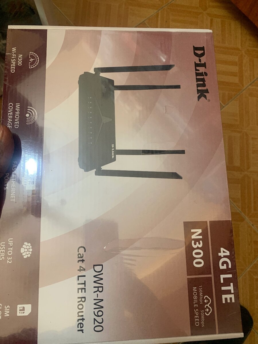 D-Link 4G lte router