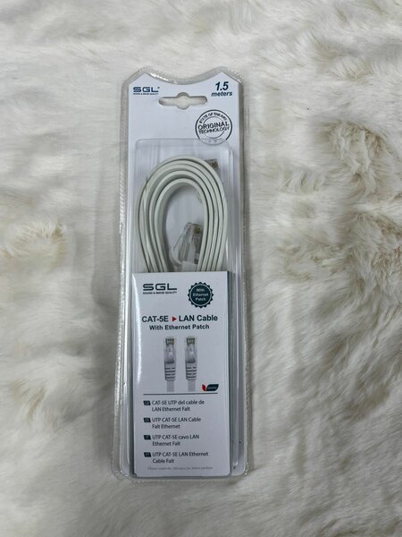 Câble LAN CAT-5E 1,5m Ethernet