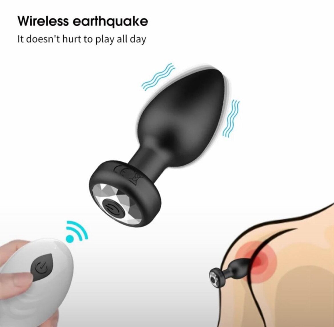 PLUG ANAL VIBRANT TÉLÉCOMMANDÉ