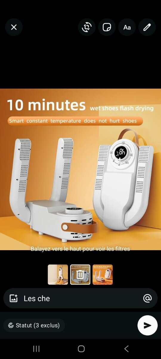 Séchoir Intelligent Chaussures