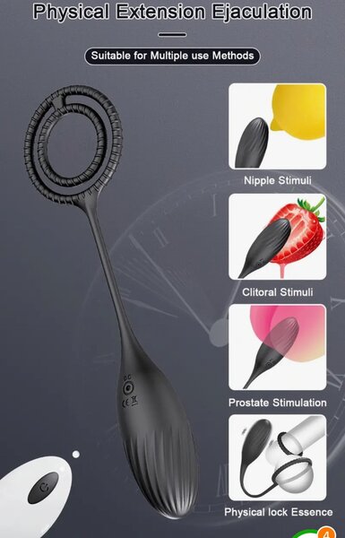 Masseur Anal & Anneau Vibrant