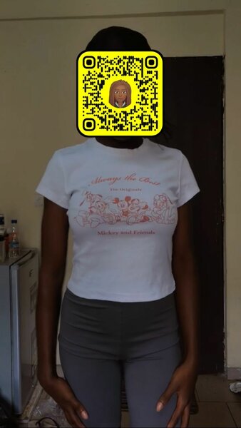 T-shirt blanche graphique