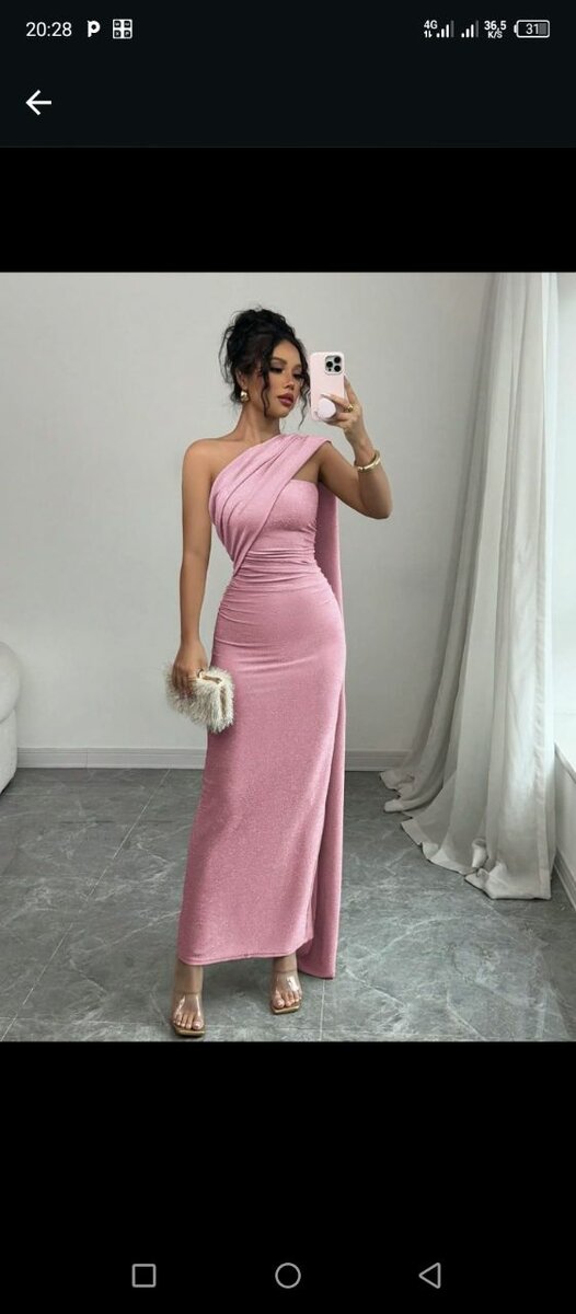 Robe Longue Épaule Dénudée