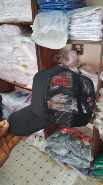 Casquette filet Blanc/Noir