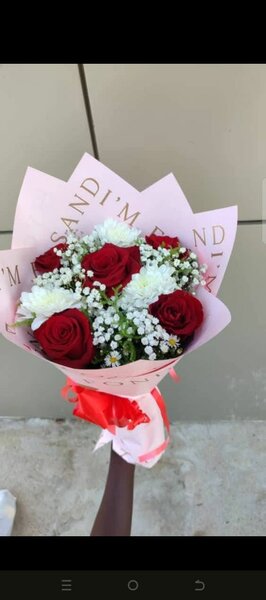 Bouquet de roses rouges