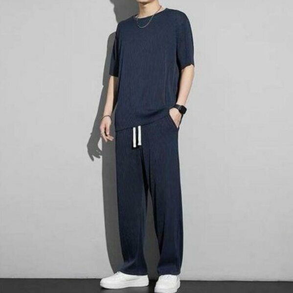 Ensemble 2 pièces bleu nuit homme