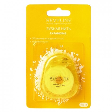 Зубная нить Revyline 840D Expanding floss нейлон, вощеная, 5