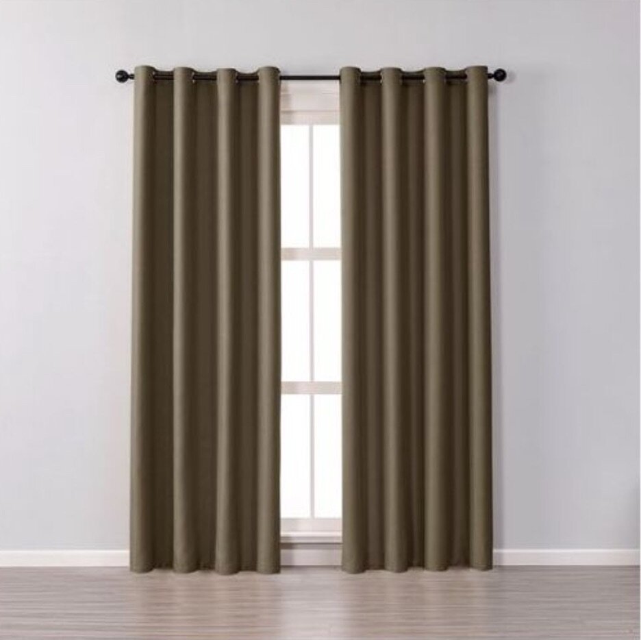 Modern Blackout Curtains for Living Room Bedroom Window