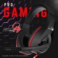 GX GAMING headphones Over Ear Gaming Headphones with Noise Canceling Mic, Bass Surround, Soft Earmuffs for PS4, Xbox One, Nintendo Switch, PC, Mac, Laptop