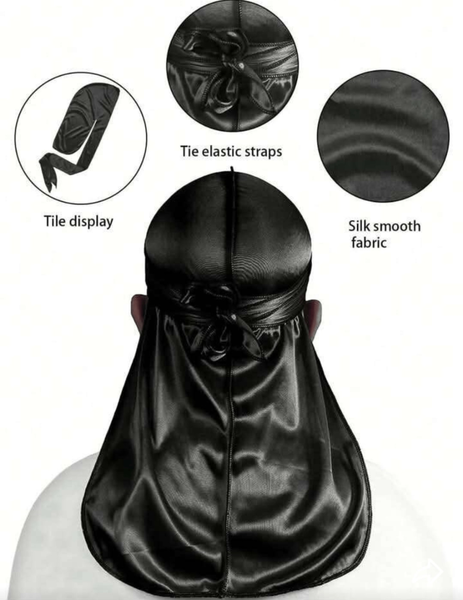 Durag en soie pour hommes