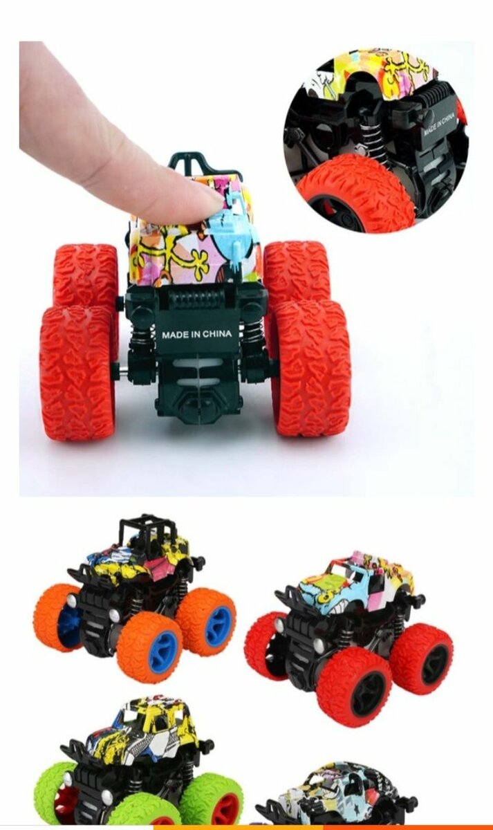 Four wheeled toy car