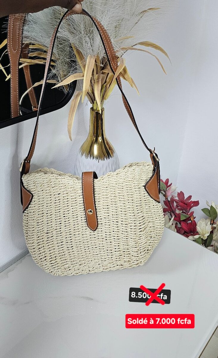 Sac en paille chic femme