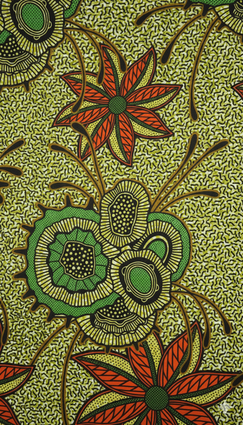 Tissu Wax Floral Africain