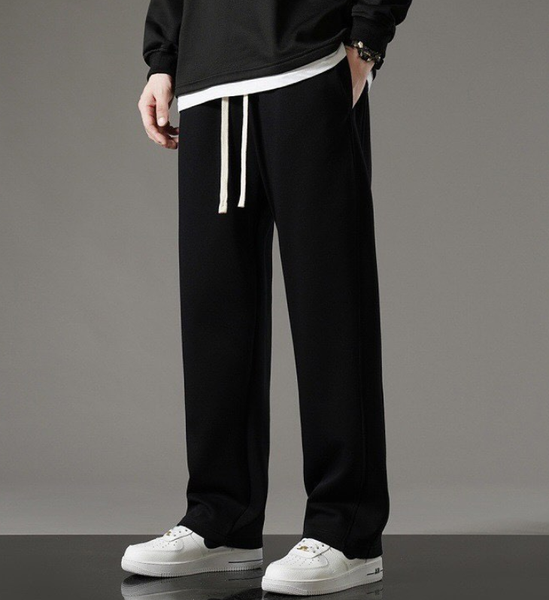 Утепленные штаны черные