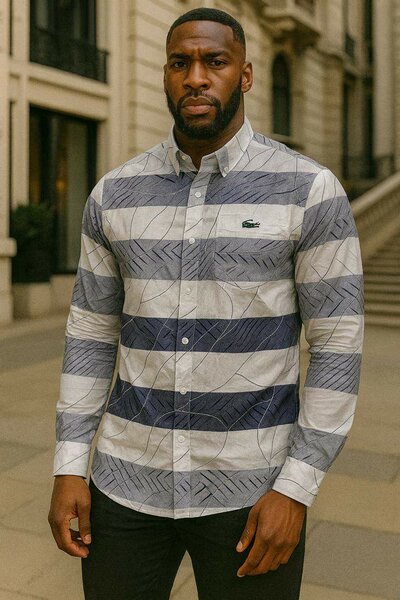 Chemise Homme à Rayures