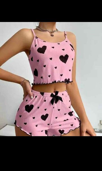 Ensemble Pyjama Femme Cœur