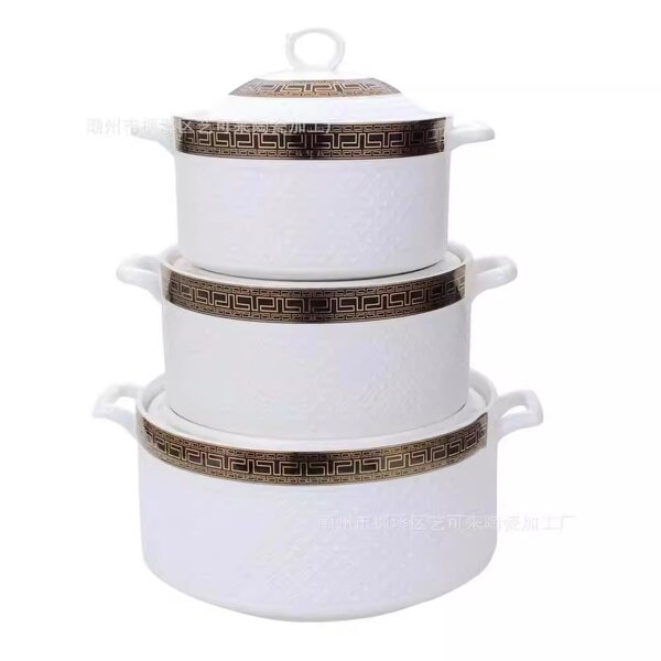 3 bowl set (ceremic )