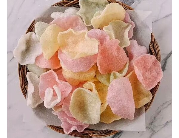 Chips crevettes colorés 170g