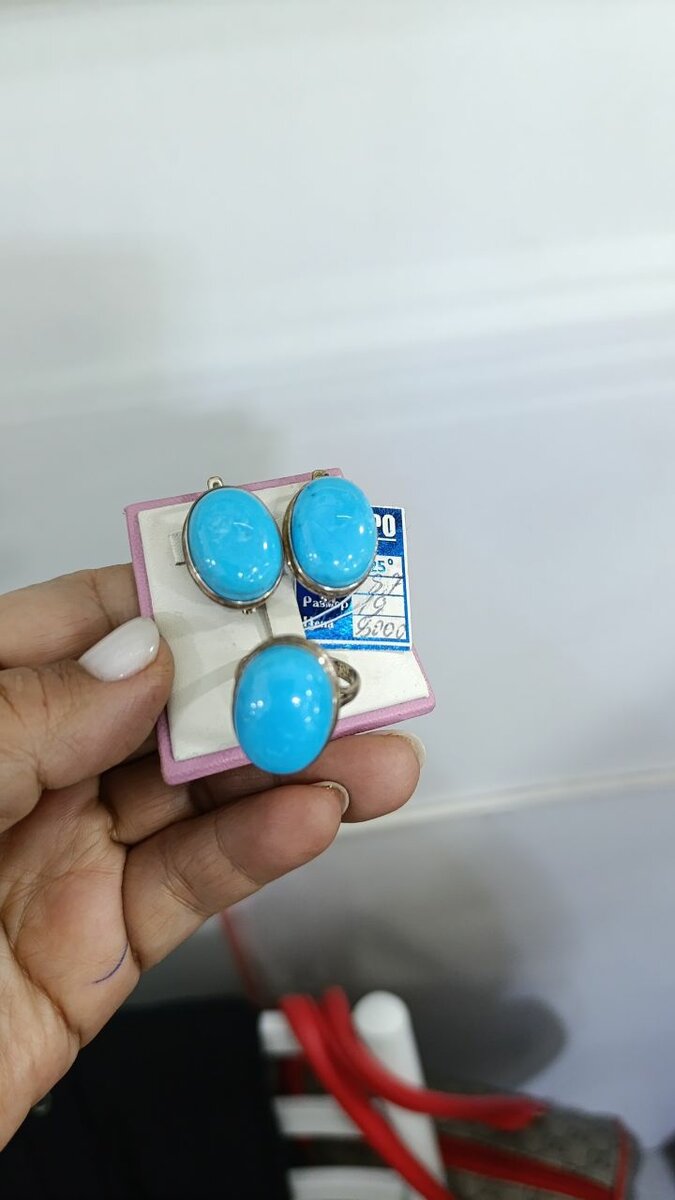 Комплект индийский из из Серебро