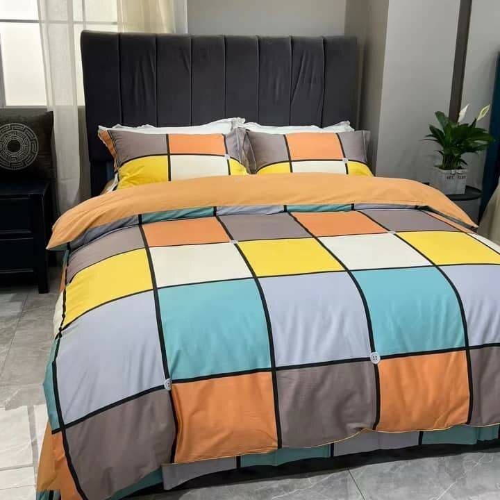 Parure de lit colorée moderne