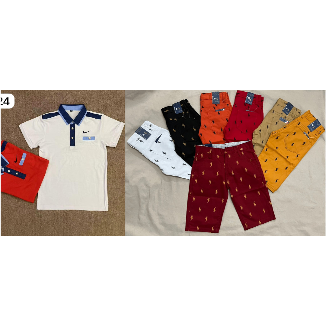 Set Polos et Shorts Design