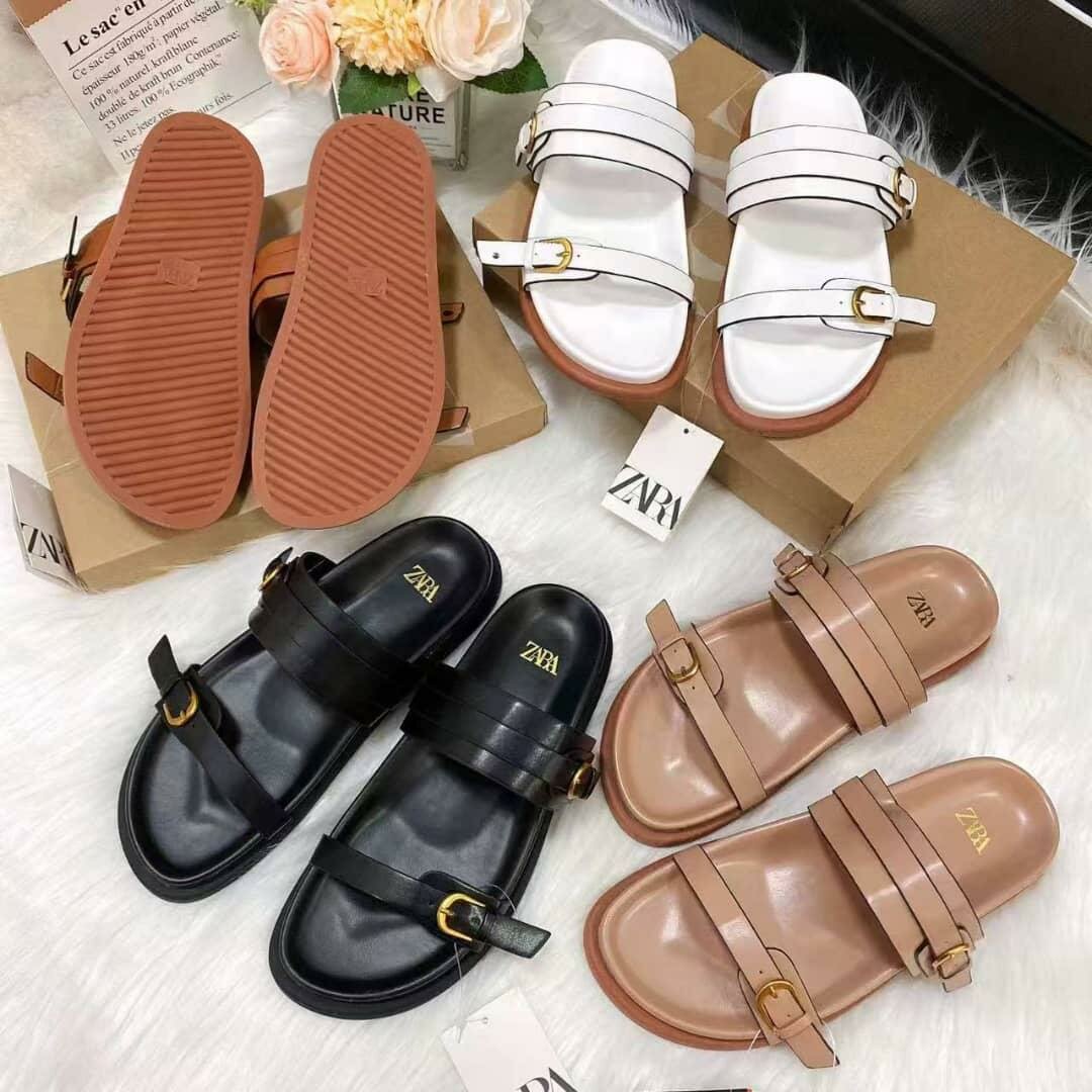 Sandales à boucles élégantes