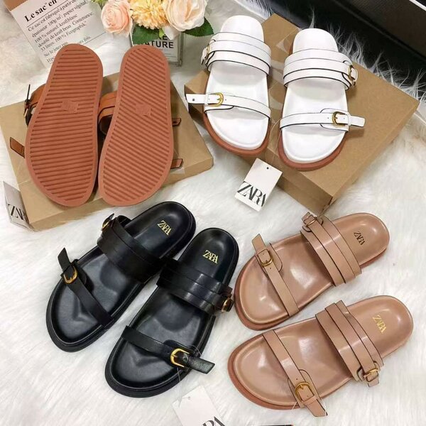 Sandales à boucles élégantes