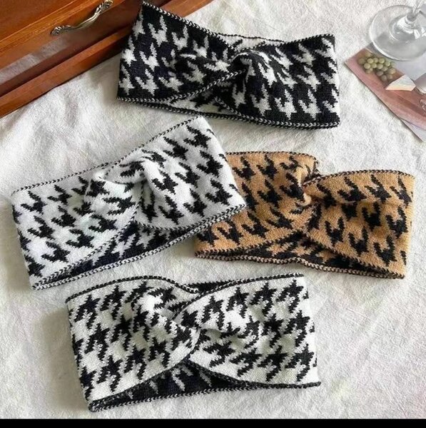 Bandeau en tricot torsadé