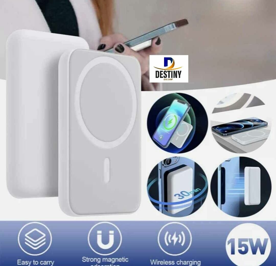 Chargeur original iphone magsafe très bon power bank 10000mA