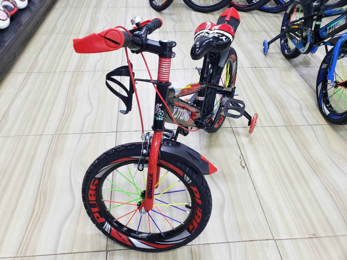 Brand-new kids bicycles