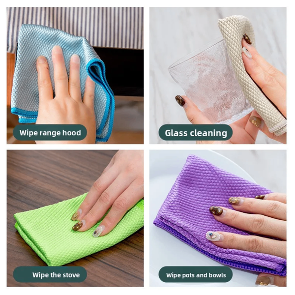 Chiffon microfibre ultra absorbant