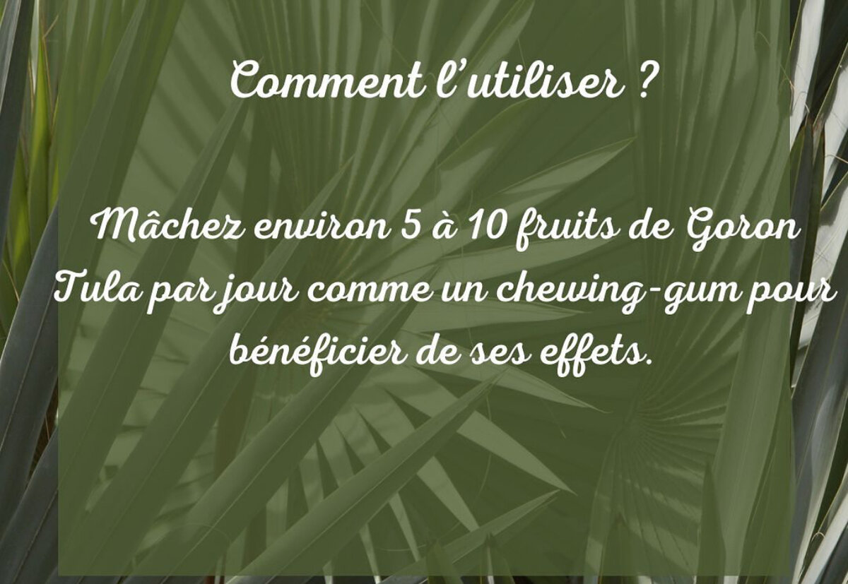 Fruit Goron Tula Naturel