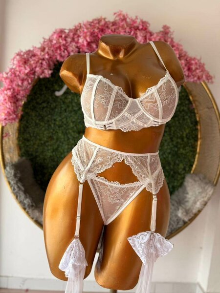 Lingerie dentelle blanc