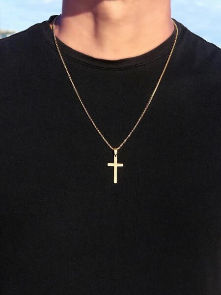 Chaîne croix homme