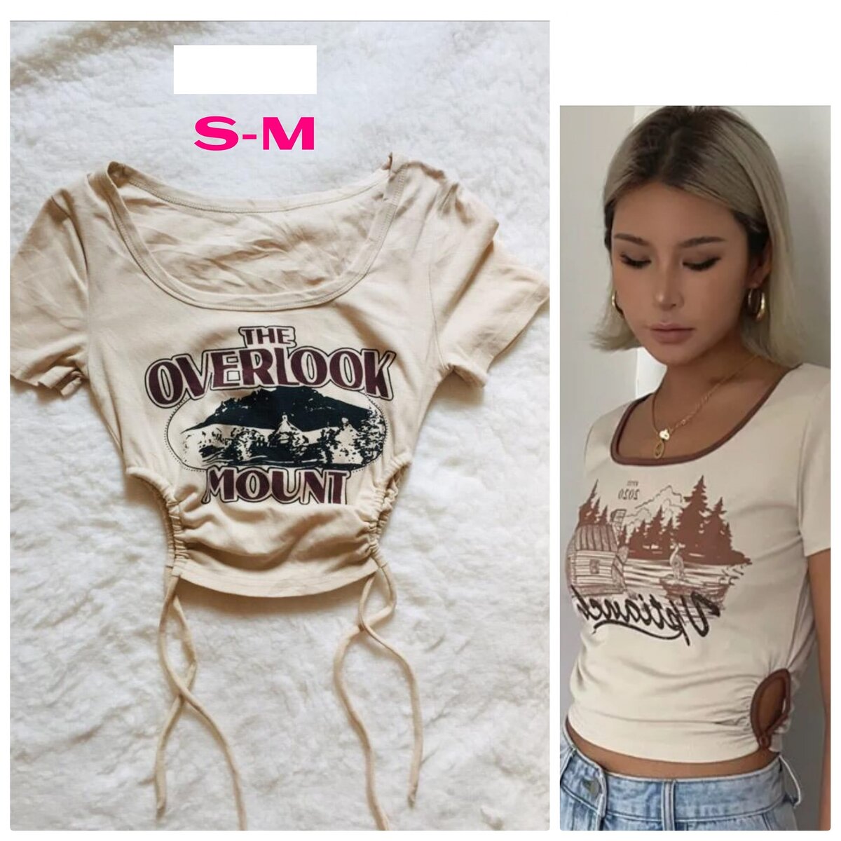 Salaula crop tops and tops