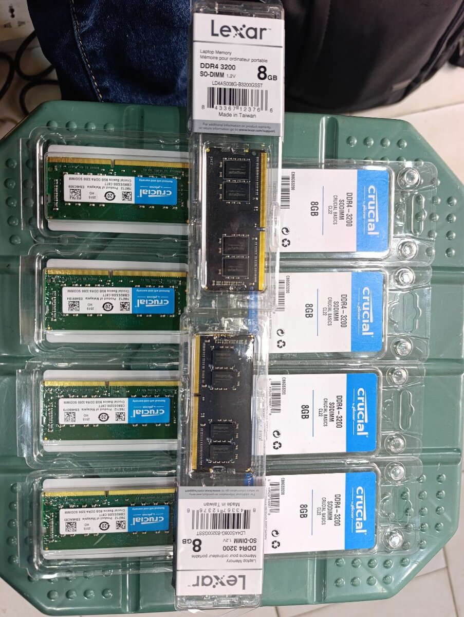 Barrettes RAM DDR4 8Go