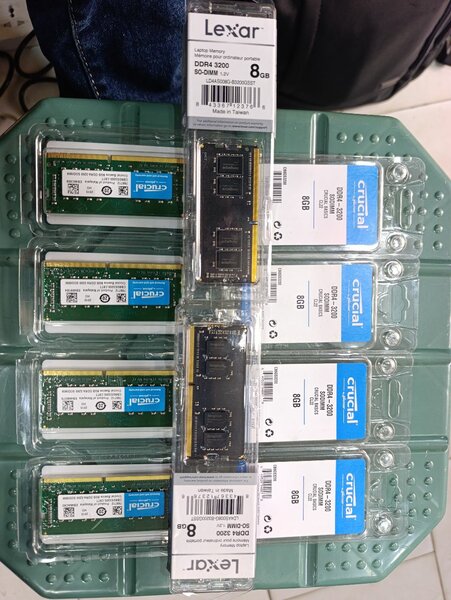 Barrettes RAM DDR4 8Go