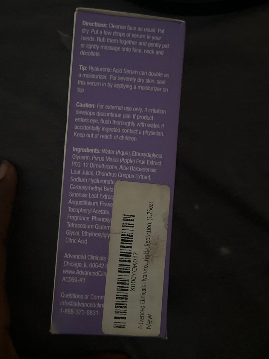 Sérum Hydratant Acide Hyaluronique