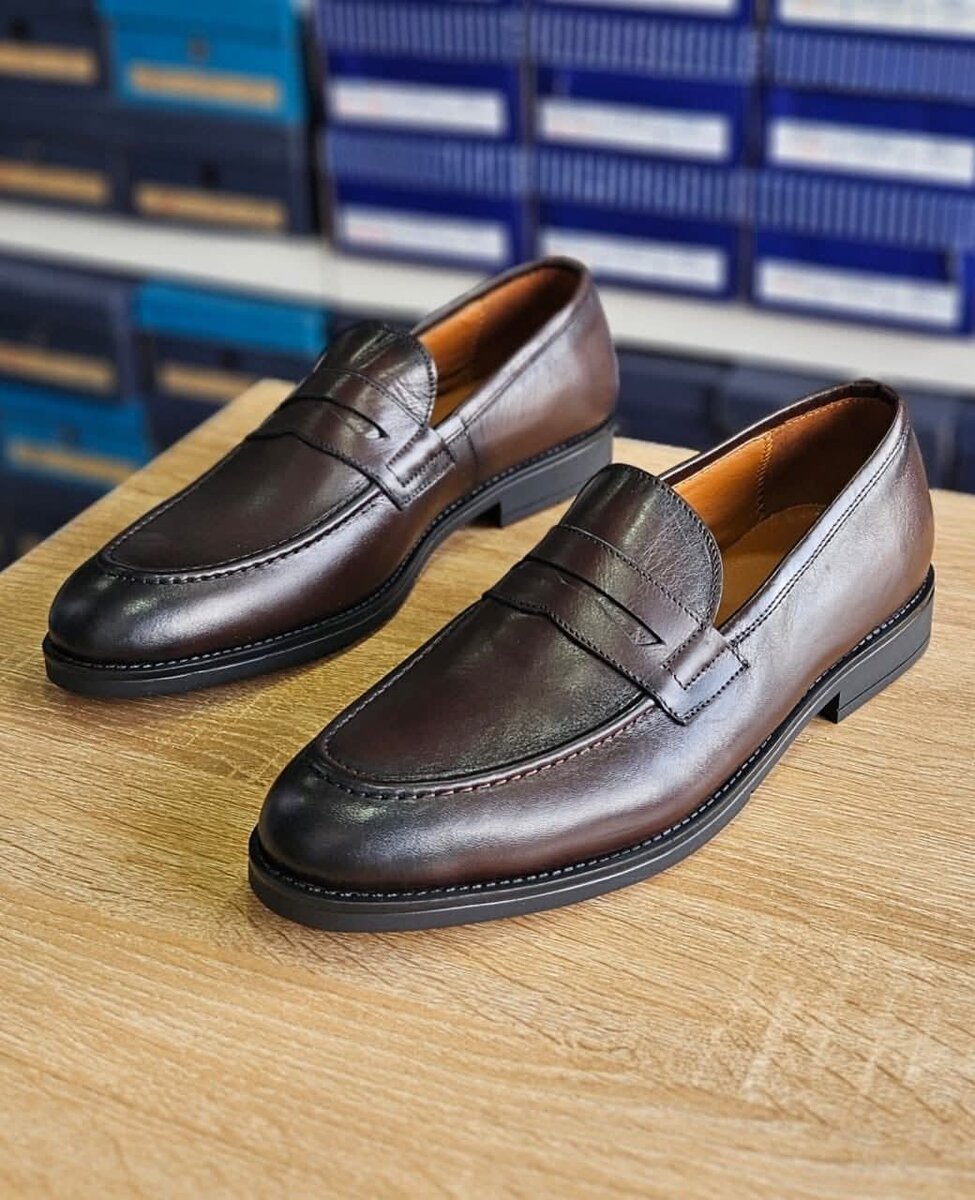 Mocassins en cuir élégants