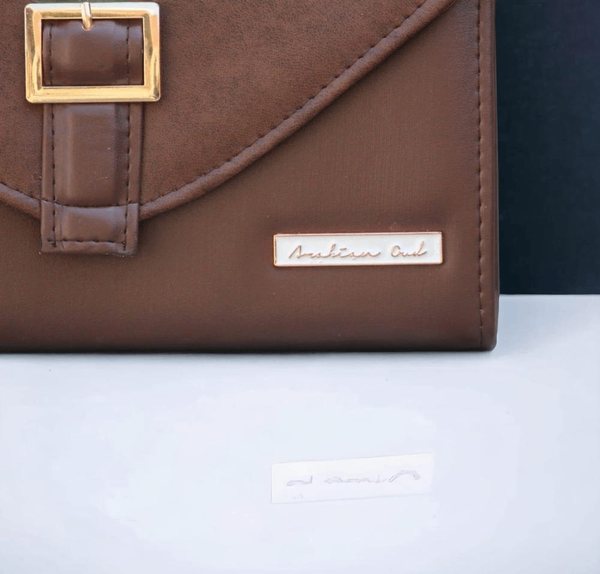 Women's PU Leather Plain Hand bag