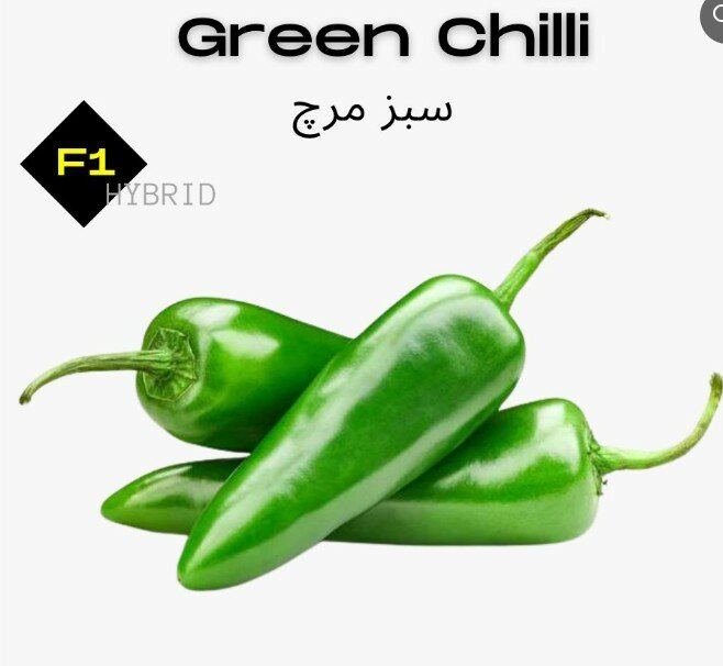 Green Chili Seeds, F1 Hybrid