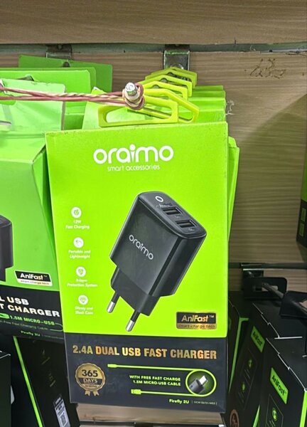 Chargeur USB double Oraimo