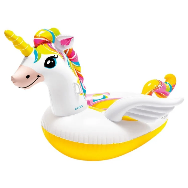 JOUET DE PISCINE, PLAGE GONFLABLE EN LICORNE+ POMPE ÉLECTRIQ