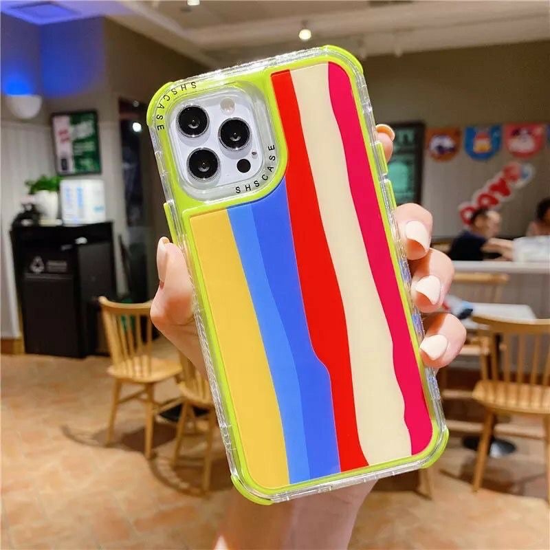 360 COLOURFUL 3 LAYER SHOCKPROOF IPHONE CASEZ
