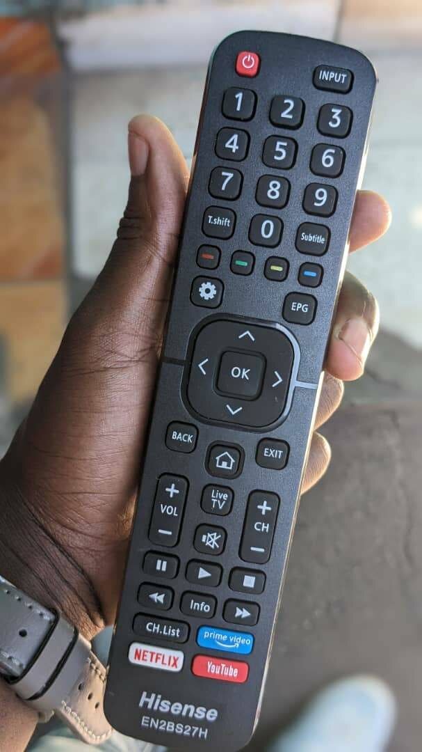 Hisense smart tv remote control