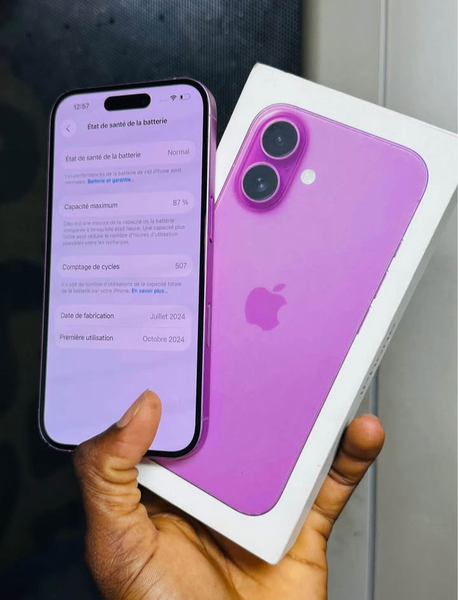 iPhone 16 - Violet - 512 Go