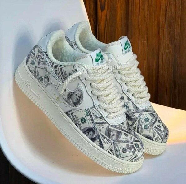 Sneakers imprimés dollars