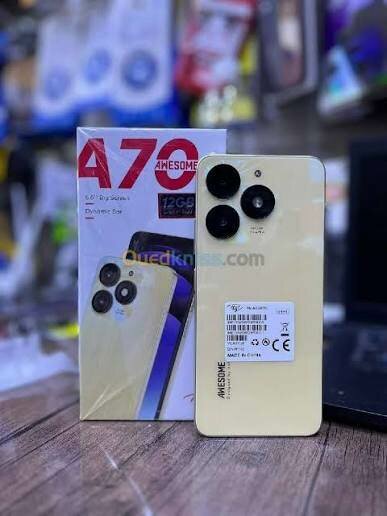 Smartphone A70 12Go Jaune