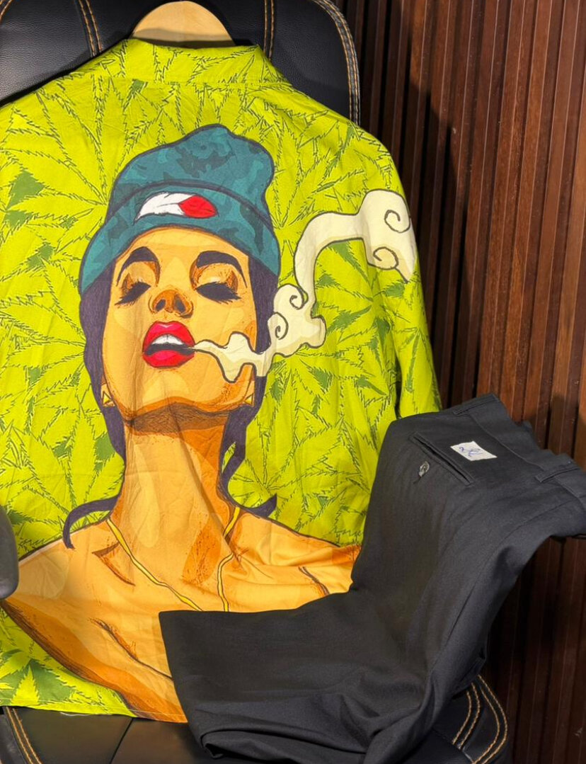 Chemise graphique élégante