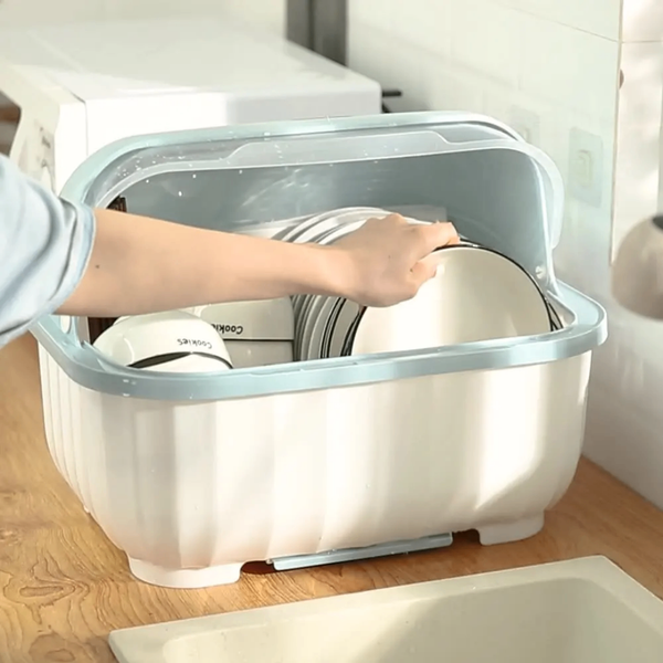 Egouttoirs à vaisselle couvert